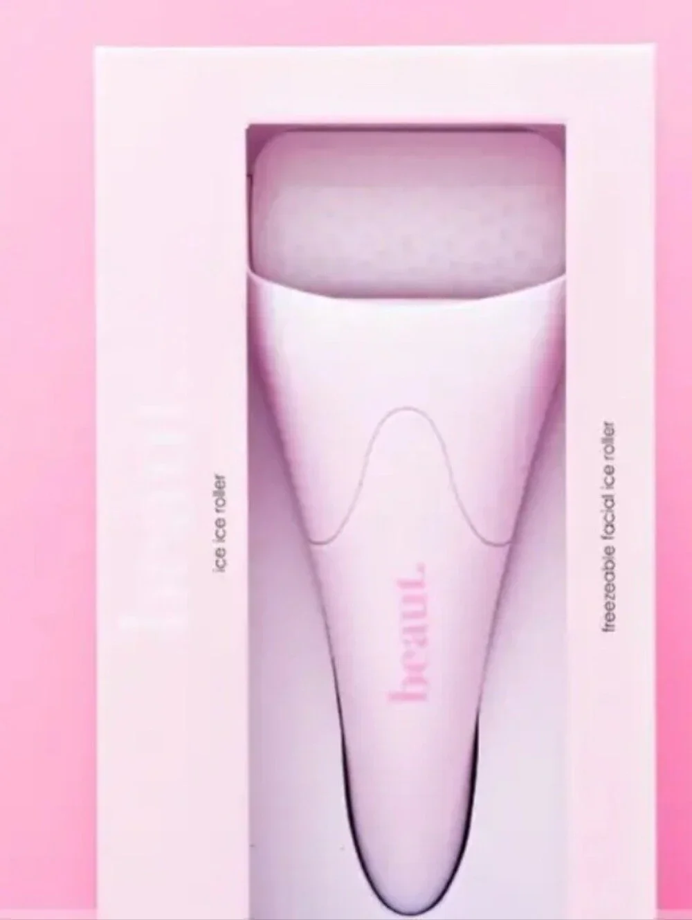 NIB beaut. Ice Ice Roller Freezeable Facial Massager Cryotherapy Skin Care Tool